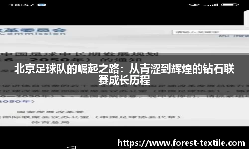 北京足球队的崛起之路：从青涩到辉煌的钻石联赛成长历程